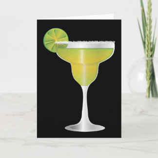 Carte Anniversaire drôle de margarita joyeux avec un