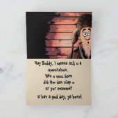 Carte Anniversaire drôle de Redneck Cartoon (Intérieur)