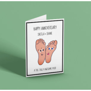 Carte Anniversaire drôle des pieds