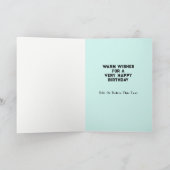 Carte Anniversaire drôle du dragon (Intérieur)