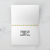 Carte Anniversaire drôle du dragon (Intérieur)