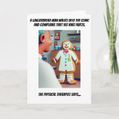 Carte Anniversaire drôle du physiothérapeute (Devant)