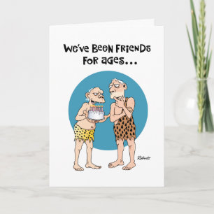 Carte Anniversaire drôle du vieil ami