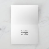 Carte Anniversaire drôle d'un accent canadien (Intérieur)