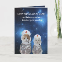 Anniversaire drôle personnalisable de l'espace de