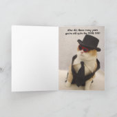 Carte Anniversaire drôle personnalisé (Intérieur)