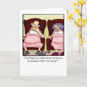 Carte Anniversaire Drôle Pour Couple (Fleur jaune)