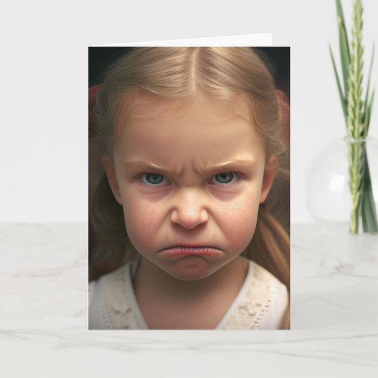 CARTE ANNIVERSAIRE DRÔLE SOEUR GÂTÉE CARTES (Devant)