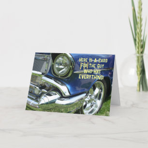 Carte Anniversaire Drôle...Type Qui A Tout, Vs 2