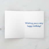 Carte Anniversaire du ballon Golden Retriever (Intérieur)