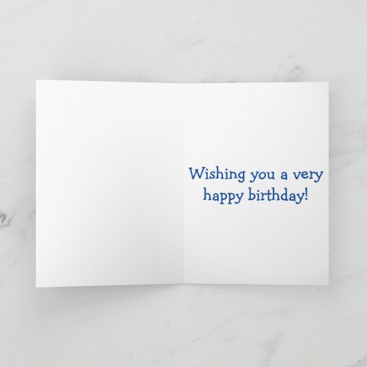 Carte Anniversaire du ballon Golden Retriever (Intérieur)