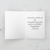 Carte Anniversaire du baptême (Intérieur)