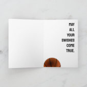 Carte Anniversaire du basket-ball (Intérieur)