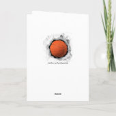 Carte Anniversaire du basket-ball (Dos)