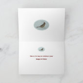 Carte Anniversaire du beau-frère Cardinal Femme (Intérieur)