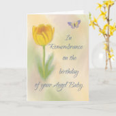 Carte Anniversaire du bébé Anniversaire Souvenir Fleur d (Fleur jaune)