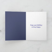 Carte Anniversaire du bleuet (Intérieur)