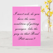 Carte Anniversaire du Botox (Fleur jaune)