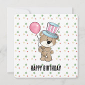 Carte Anniversaire du Carnaval (Devant)