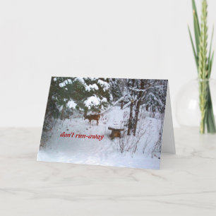 Carte Anniversaire du cerf