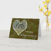 Carte Anniversaire du cerf blanc (Fleur jaune)