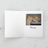 Carte Anniversaire du chat mignon (Intérieur)