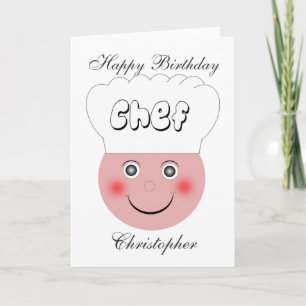 Carte Anniversaire du Chef