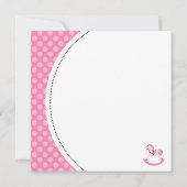 Carte Anniversaire du Cheval Rosé (Dos)