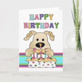 Carte Anniversaire du chien (Devant)