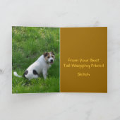 Carte Anniversaire du chien (Intérieur)