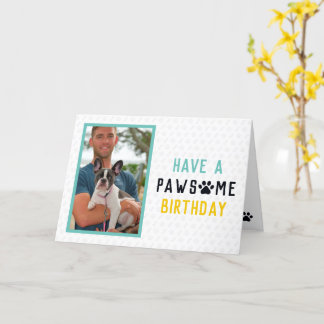 Carte Anniversaire du Chien-taureau français