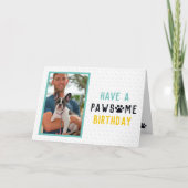 Carte Anniversaire du Chien-taureau français (Devant)