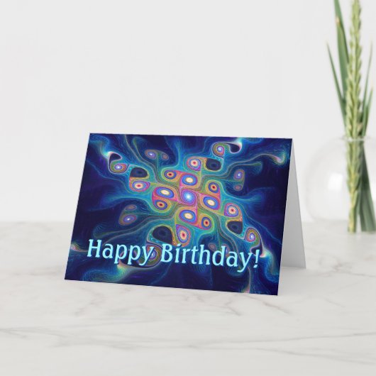 Carte Anniversaire du ciel du chaman (Devant)