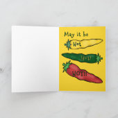 Carte Anniversaire du Cinco de Mayo, Qu'il fasse chaud ! (Intérieur)