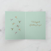 Carte Anniversaire du colibri d'Anna (Intérieur)