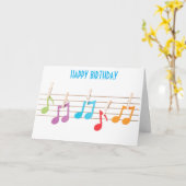 CARTE **ANNIVERSAIRE DU COLLABORATEUR** RETOURNER LA MUS (Fleur jaune)