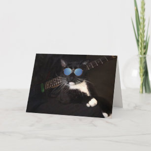 Carte Anniversaire du Cool "From the Cat"