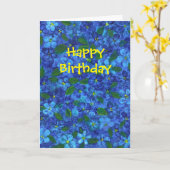 Carte Anniversaire du corrompre vous-même (Fleur jaune)