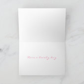 Carte Anniversaire du cygne (Intérieur)