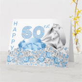 Carte Anniversaire du diamant (Fleur jaune)