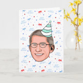 Carte Anniversaire du docteur Fauci (Fleur jaune)