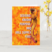 Carte Anniversaire du dragon (Fleur jaune)