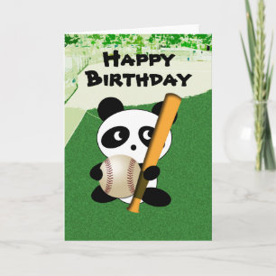 Carte Anniversaire du fan de baseball