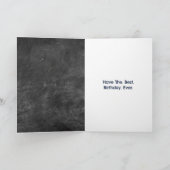 Carte Anniversaire du Fils avec des récupérateurs d'or (Intérieur)