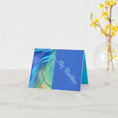 Carte Anniversaire du frère (Fleur jaune)