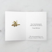 Carte Anniversaire du Frère catholique Saint-François (Intérieur)