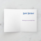 Carte Anniversaire du frère drôle (Intérieur)