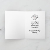 Carte Anniversaire du frère sur l'Humour de Crosshairs H (Intérieur)