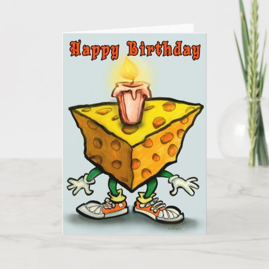 Carte Anniversaire du fromage (Devant)
