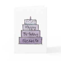 Anniversaire du gâteau pourpre